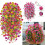 Artificial Hanging Mums Outdoor Fall Decor 2-Pack 5