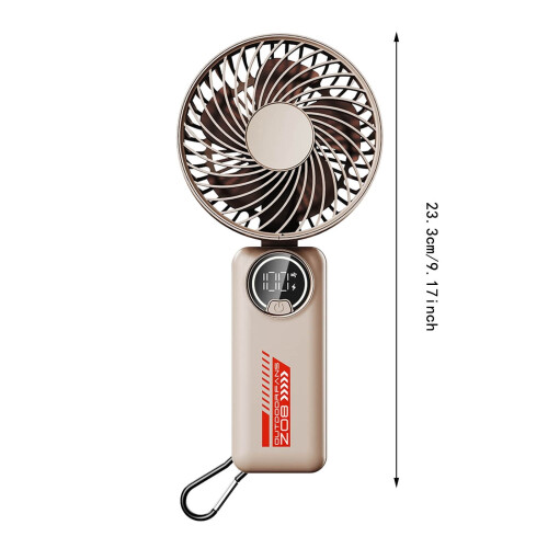 Handventilator mit einstellbarer Geschwindigkeit, 3600 mAh 2