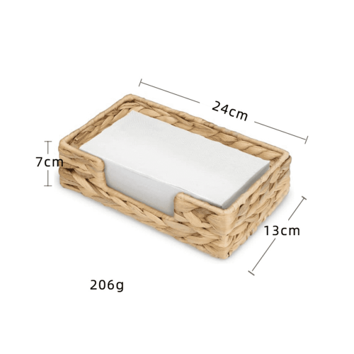 Willow Woven Napkin Basket Set – Brown, 2 pcs 1