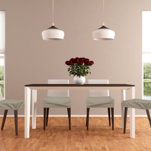 4-Pack Waterproof Stretch Dining Chair Slipcovers 2