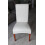 Black High-Back Leather Dining Chair Covers, Stretchable & 3