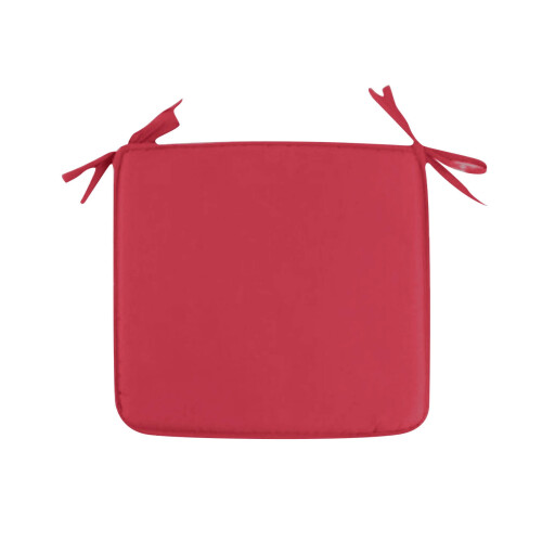 Dark Red Square Chair Cushion 16 Inch 1