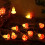 Κόκκινα φωτάκια LED σε σχήμα μανιταριού για το Halloween, τα Χριστούγεννα και την Ημέρα 6