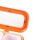 Caja para especias naranja de 4 compartimentos con cuchara 3