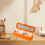 Caja para especias naranja de 4 compartimentos con cuchara 7