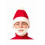 Καπέλο Santa Beard Πλεκτό Ακρυλικό Ενηλίκων & Παιδιών 4