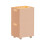 Wheeled Storage Box With Stackable Design Great For-Pink 1