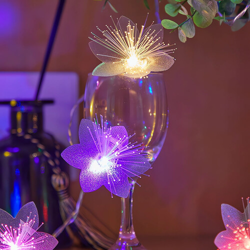 Lampki LED Flower String 10-LED 2 m zasilane bateriami 2