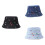 Lovely Pattern Jeans Bucket Hat Big Edge Comfortable-Black 2