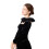 Beautiful Lace Neck Accessory Permanent Design-Black 1
