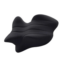 Lendensteunkussen Volwassenen Memory Foam Liggen-Zwart