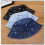 Lovely Pattern Jeans Bucket Hat Big Edge Comfortable-Black 5