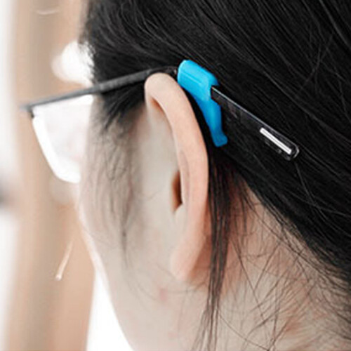 Silicone Eyeglass Ear Hooks Non-Slip 2 Pcs 2