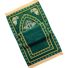 Tapis de prière pour la maison offrant un tissu sûr et-Jade noir