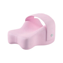 Oreiller de soutien de jambe curviligne pour une expérience-Rose