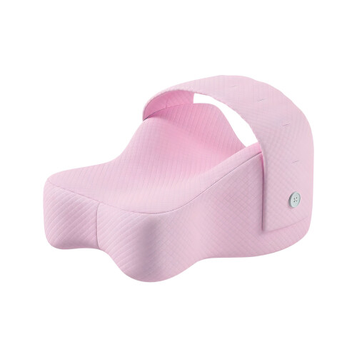Oreiller de soutien de jambe curviligne pour une expérience-Rose