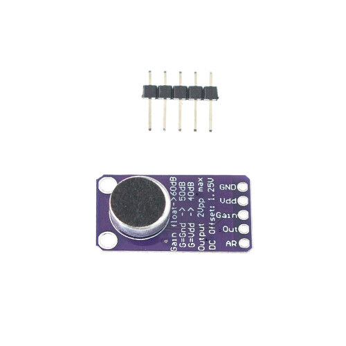 Módulo sensor de sonido LM393, sensor de control de sonido, MAX4466, MAX9814, interruptor de detección de silbato, amplificador de micrófono - 2