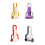 Practical Plastic Grater Vegetable Peeler with Ergonomic-Yellow 2