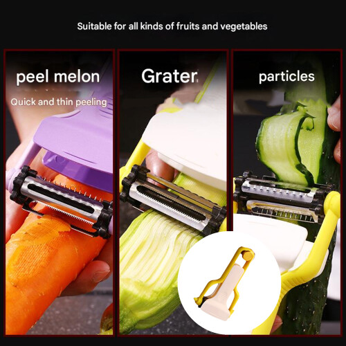 Modern Kitchen Tool Set Includes Peeler Grater With Nonslip-1 2