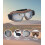 Vintage Aviator Motorcycle Goggles Leather 1 Pair 4