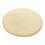 Rund sittdyna med boxkant – beige polyester 5