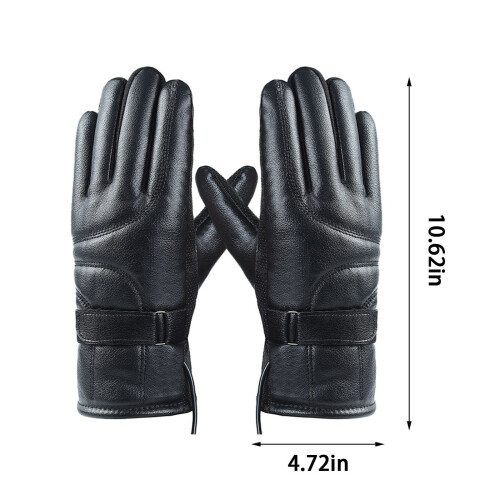 Rechargeable Heated Motorcycle Gloves with Adjustable Heat 2