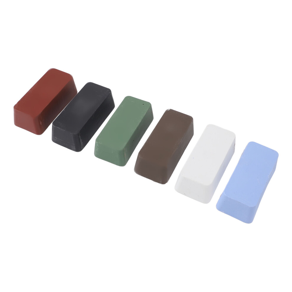 6 Pack Multi Purpose Metal Polishing Wax Bars
