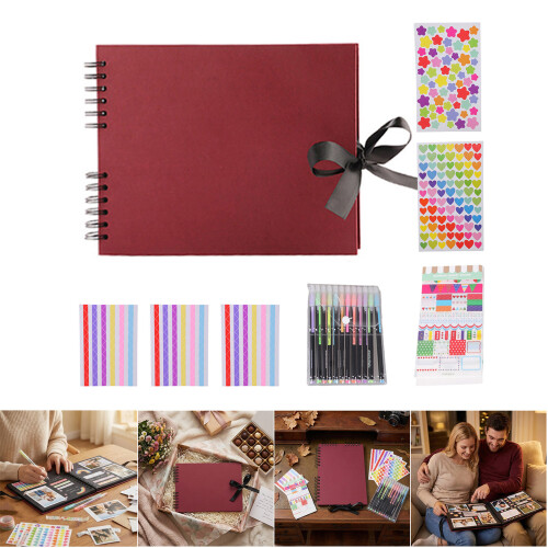 Ensemble complet de scrapbooking avec 80 pages et-Violet 1