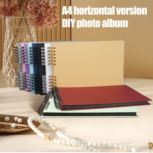 DIY Scrapbook Album Set 80 Pages Memory Book Includes Pen-Green 2