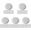 500Pcs White Paper Cup Covers Stackable Drinking Cup Lids for Cafes 4