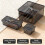 Dust Proof Small Parts Organizer Container-1 small square box 5