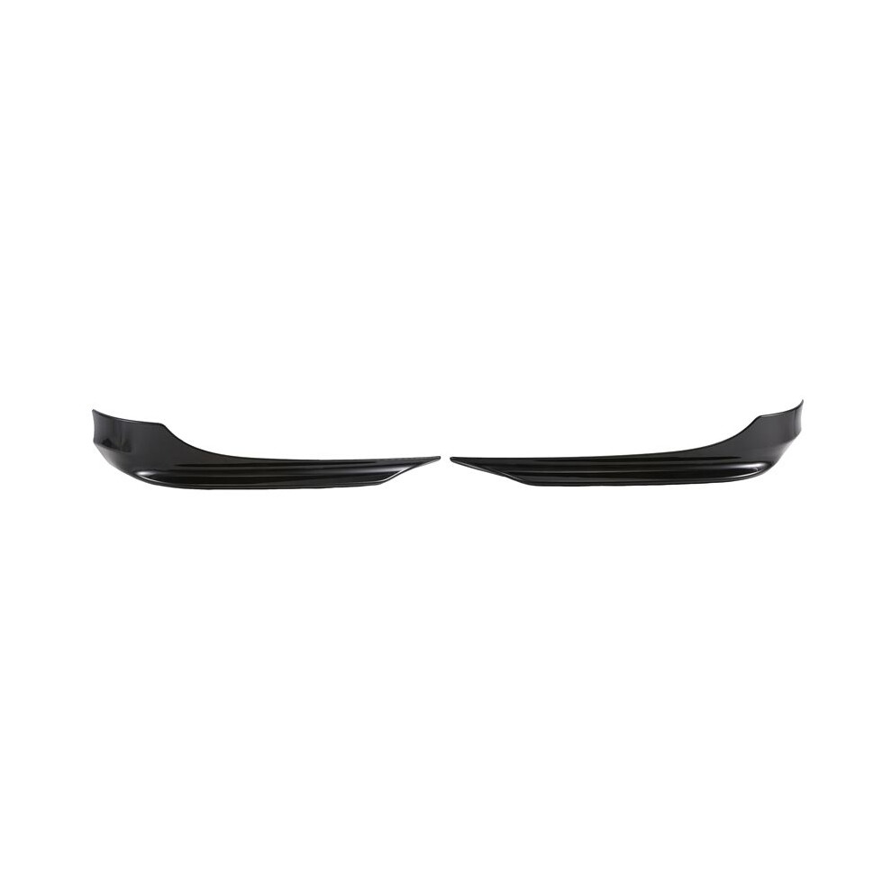 Car Front Bumper Splitter Spoiler Corner Wrap Lower Crash Strip For E90 E91 325I Lci M-Tech 2009-2011 Glossy Black 6034087690506