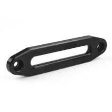 10 Tum 12000 DBS Winch Rope Guide Hawse Aluminium Fairlead för Off Road 4WD Rope Silver Rope Guide Wire Guide Svart