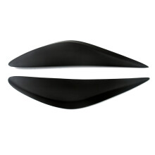 Car Headlight Eyebrows Eyelids Stickers Trim Cover Headlight Lid Resin for Altima Teana 2013 2014 2015