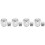 4Sets Pinselwascheimer Silber, Robust, Kompakt Und Tragbar 6