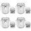 4Sets Pinselwascheimer Silber, Robust, Kompakt Und Tragbar 7