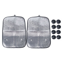 2PCS RV Door Window Shade Cover 15.7 x 23.6inch Double-Layer Sunshield Window Cover for Travel Trailer Motorhome