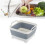 Foldable Plastic Kitchen Sink Washing Basin and Draining Basket 10
