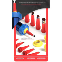 24Pc Acciaio Inossidabile Caulk Ugello Applicatore Caulking Finisher Colla Silicone Sigillante Strumento di Finitura per Cucina Bagno