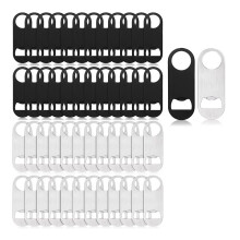 50 Pezzi Apribottiglie Piatto in Acciaio Inossidabile Barista Cucina Bar Ristorante Strumento, 3,5 X 1,3 Pollici