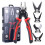 5-PCS Plier Tool Set, 5 in 1 Versatile Tool Kit, with Linesman Plier, Wire Stripper, Crimping Tools, Sheet Metal Shear 1