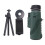 80X100 Monocular Telescope Monoculars för Adults Compact Monocular för Smartphone Adapter, med Tripod 1