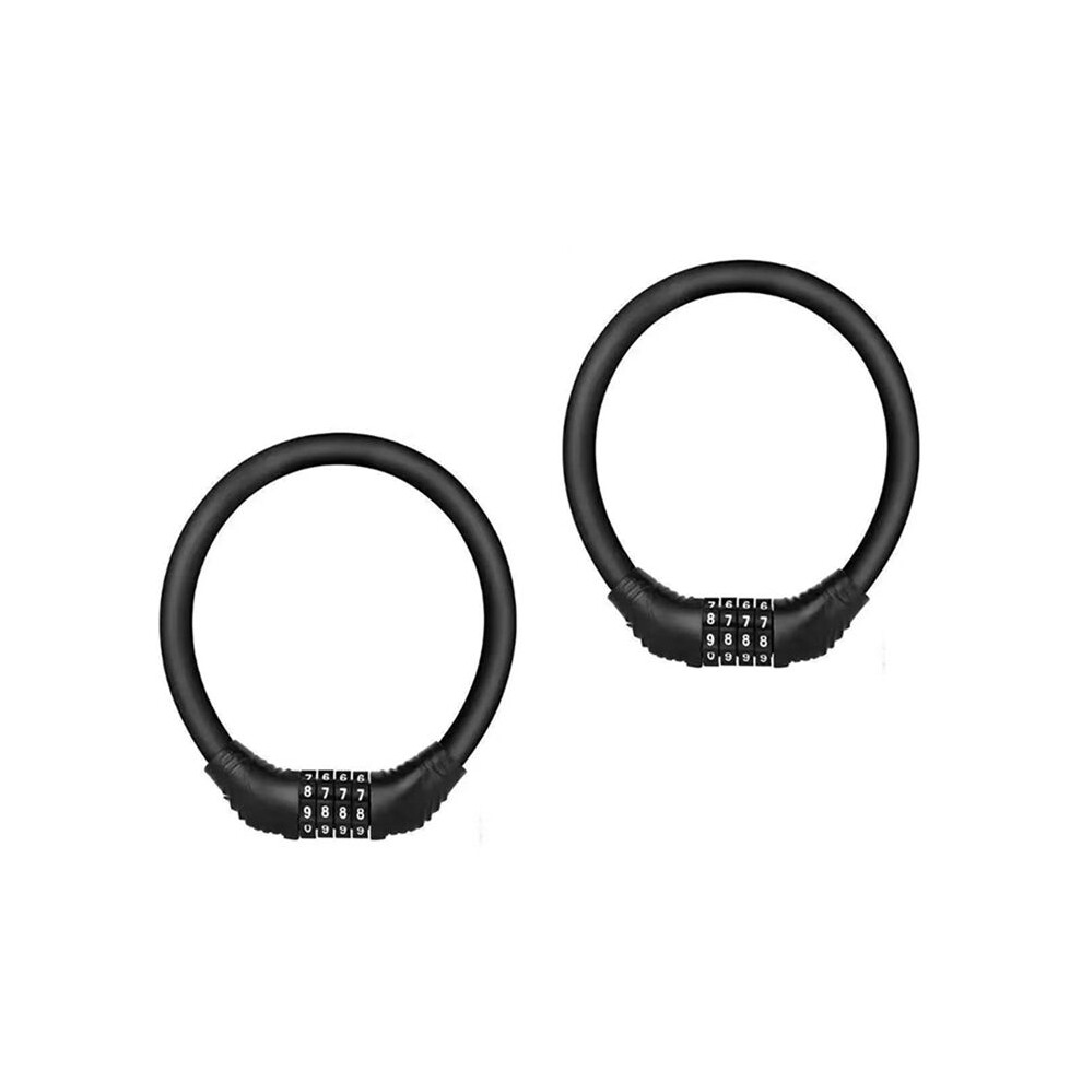 2 Pieces Bicycle Anti-Theft Padlock Child Freezer Padlock for French Door Freezer Cabinet