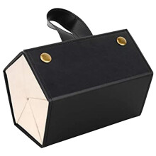Custodia Organizer per Occhiali da Sole da Viaggio Multipla - Custodia per Occhiali Pieghevole da Appendere in Pelle PU per Uomo Donna