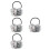 4Pièces Cache-Oreilles Pelucheux Pliable Hiver 4