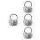 4Pièces Cache-Oreilles Pelucheux Pliable Hiver 5