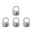 4Pièces Cache-Oreilles Pelucheux Pliable Hiver 6