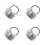 4Pièces Cache-Oreilles Pelucheux Pliable Hiver 9