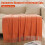 Burnt Orange Flannel Throw Blanket 50x60 in 5