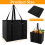 2 Pack Reusable Grocery Bags with Rigid Base 2